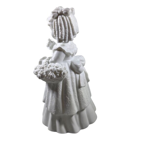 Vtg department 56 "Flower Girl" Figurine Porcelain silhouette treasures wedding - Picture 5 of 8